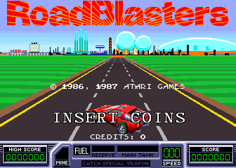 Ретро-игры - Road Blasters (NES) - аркадные гонки со стрельбой, портированные с Atari System 1